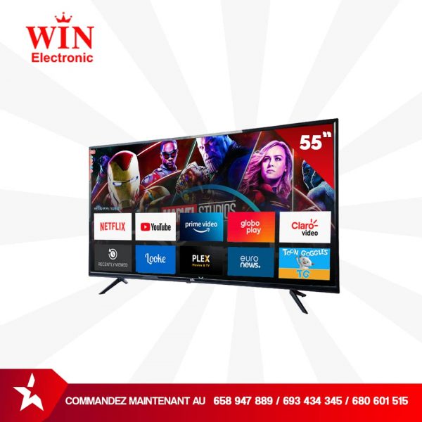 Starsat Téléviseur intelligent 55 pouces- Smart- 4K Ultra HD- Garantie