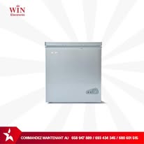 Congélateur Coffre - 100 Litres - Gris - Garantie 12 Mois