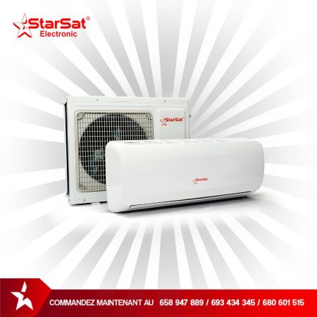 Climatiseur Split STARSAT- 3 CV – 24000 BTU – R410- Blanc – Garantie 12 mois