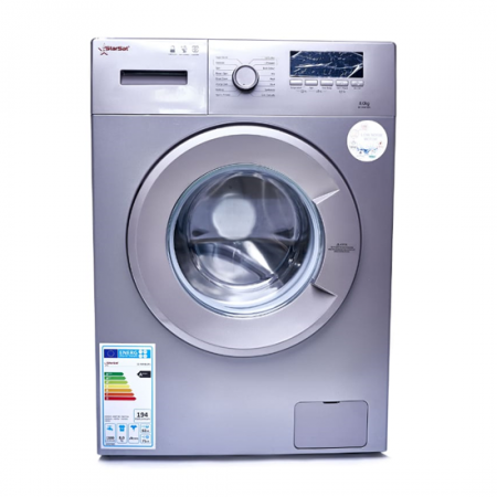 Machine à laver Starsat automatique 10Kg – Grise - Garantie 1 An