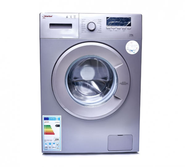 Machine à laver Starsat automatique 10Kg – Grise - Garantie 1 An
